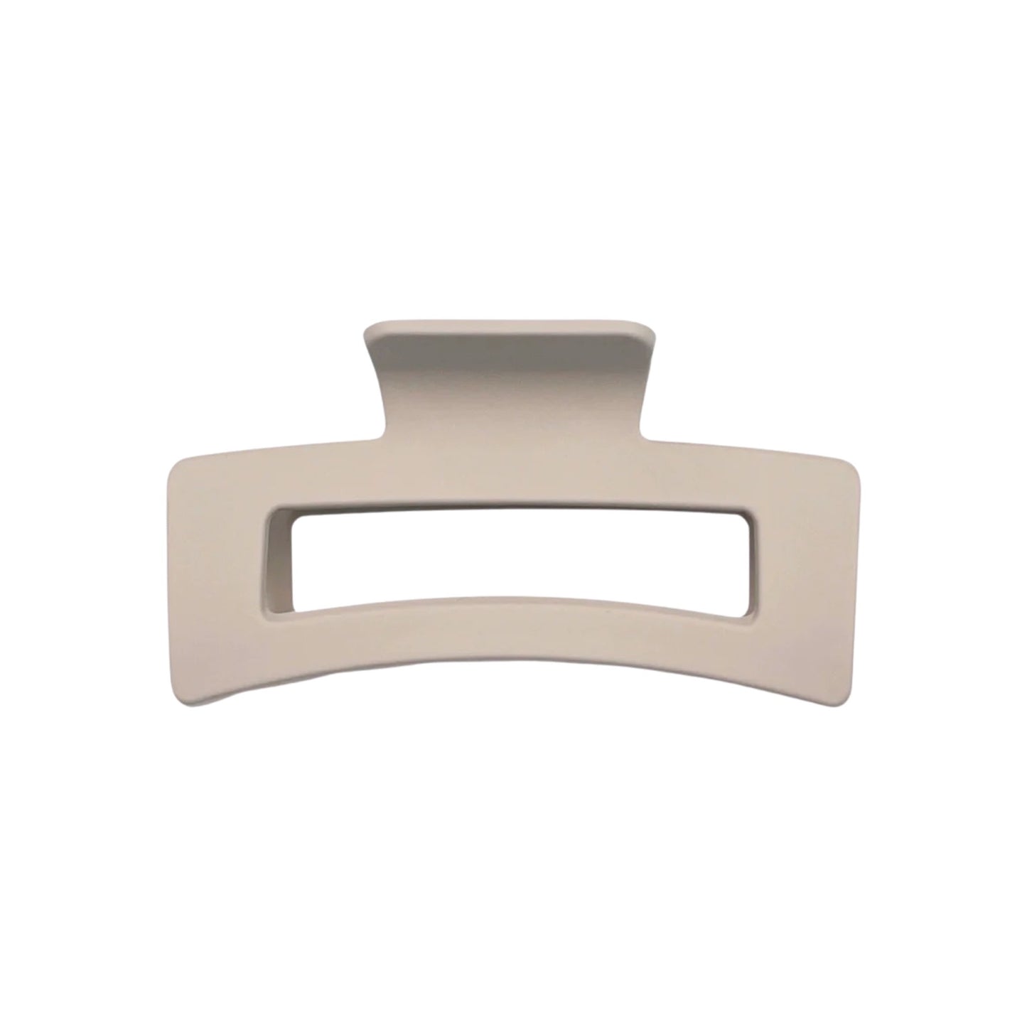 Hårklämma khaki 8,5 cm - Tilde