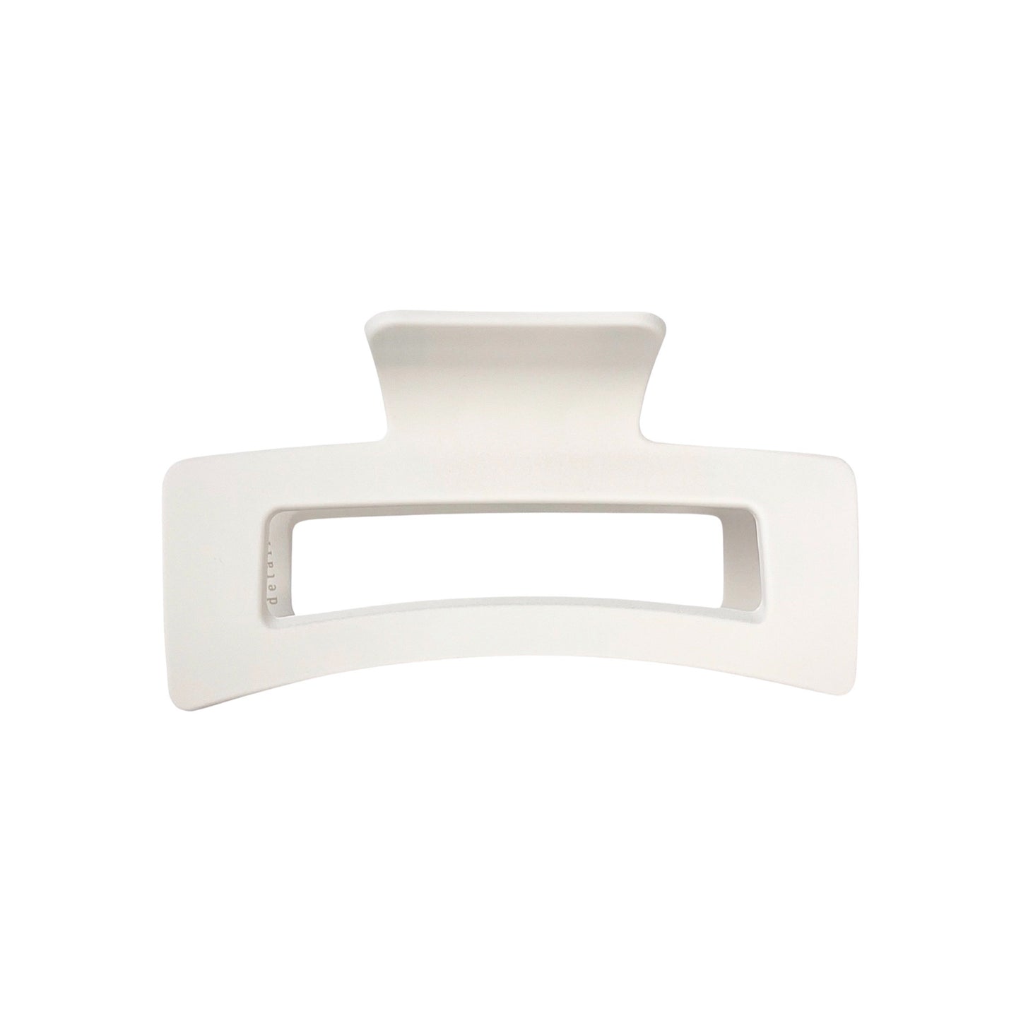 Hårklämma sidenvit 8,5 cm - Tilde