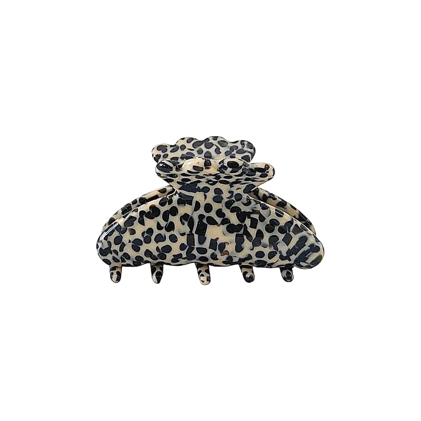 Hårklämma 5 cm Leopard - Cleo